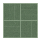 Green & White Windmill - Fern & Birch - MT1659