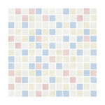 Pink & Blue Micro Mosaic - Blossom Sky - MT1736