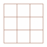 Mocha Mousse Square Grid - Truffle Cocoa - MT1882