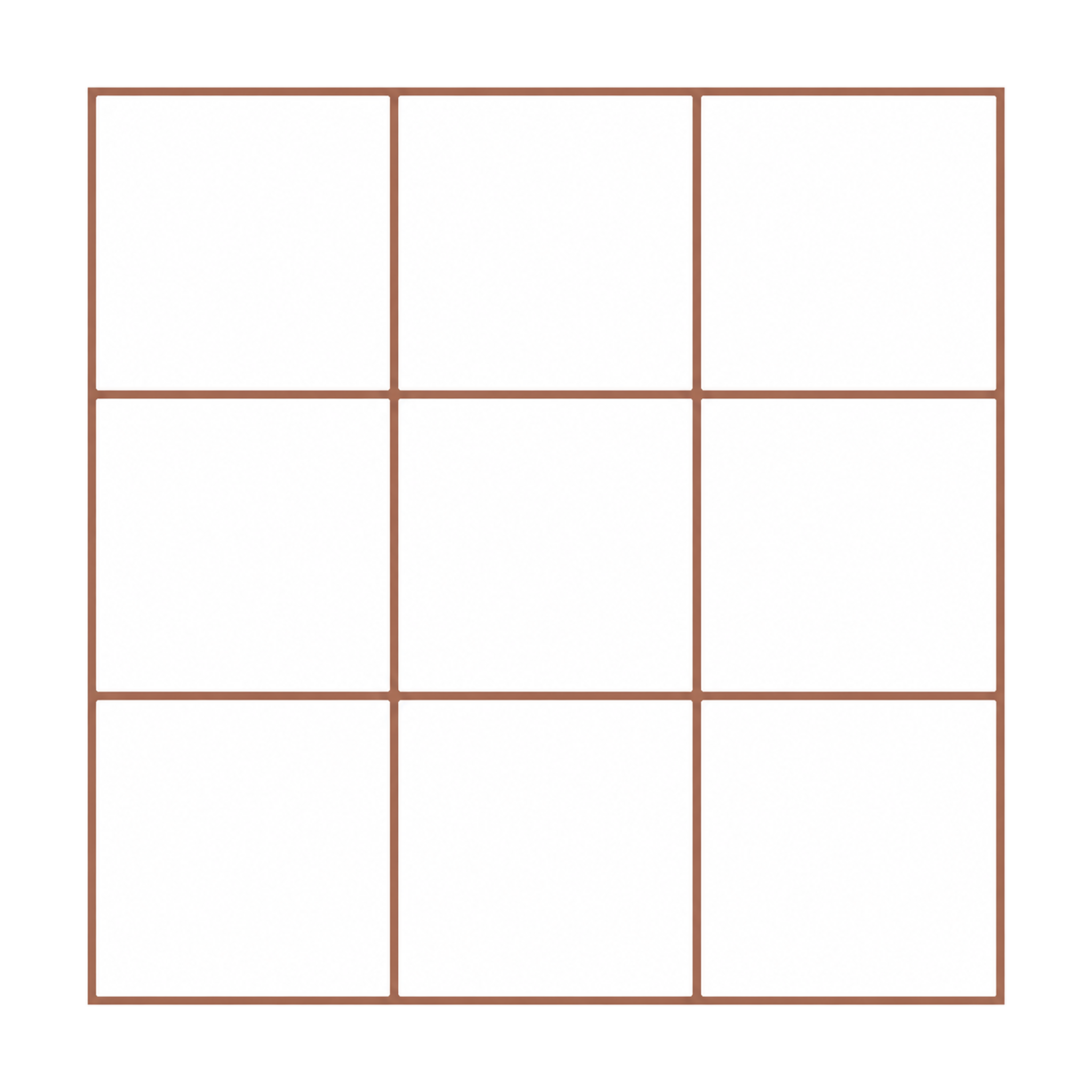 Mocha Mousse Square Grid - Truffle Cocoa - MT1882
