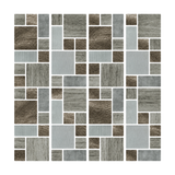 Taupe Metallic Mosaic - Mushroom Taupe - MT1895