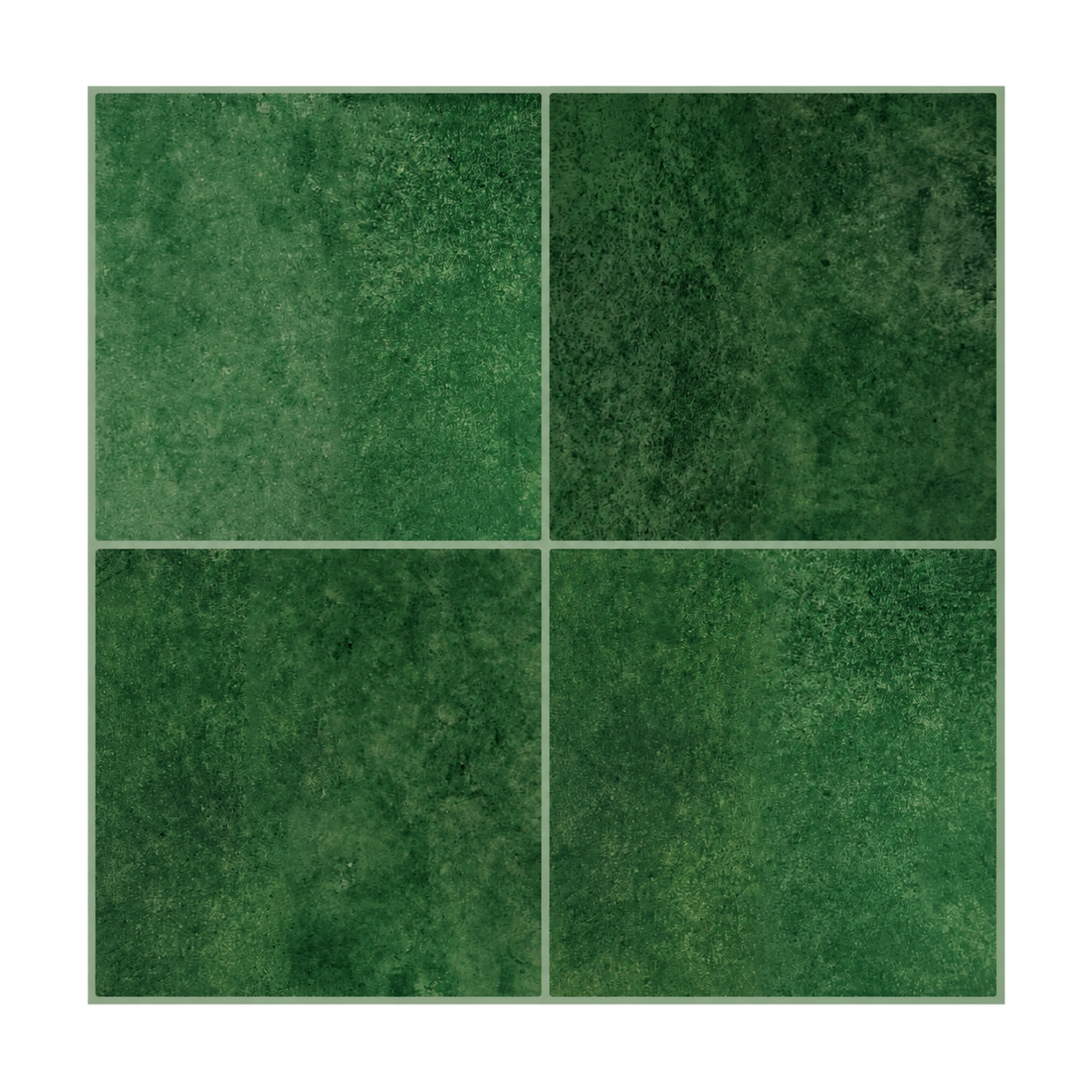 Emerald Green Square Grid - Fernwood Emerald - MT1987