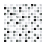 Black & White Micro Mosaic - Raven & Birch - MT2069