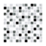 Black & White Micro Mosaic - Raven & Birch - MT2069