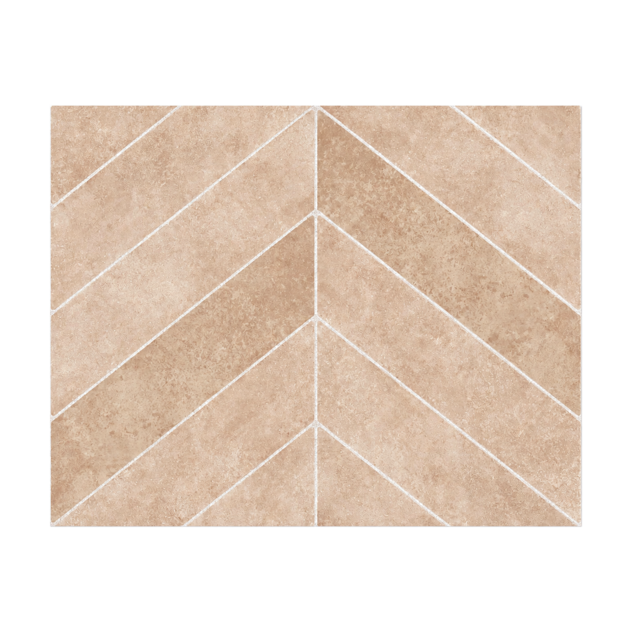Grapefruit Pink Herringbone - Grapefruit Bloom - MT2216