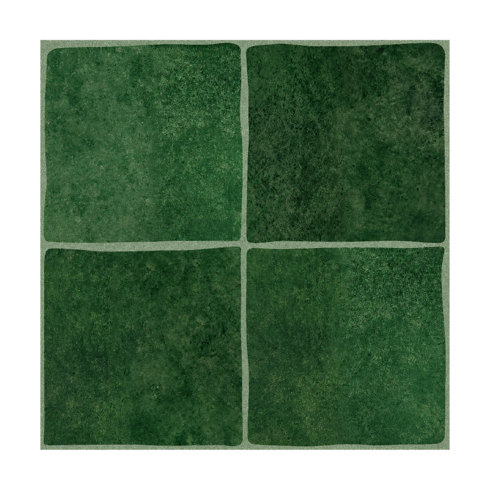 Emerald Green Square Grid - Fernwood Emerald - MT2232