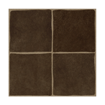 Dark Brown Square Grid - Cedar Bark Brown - MT2235
