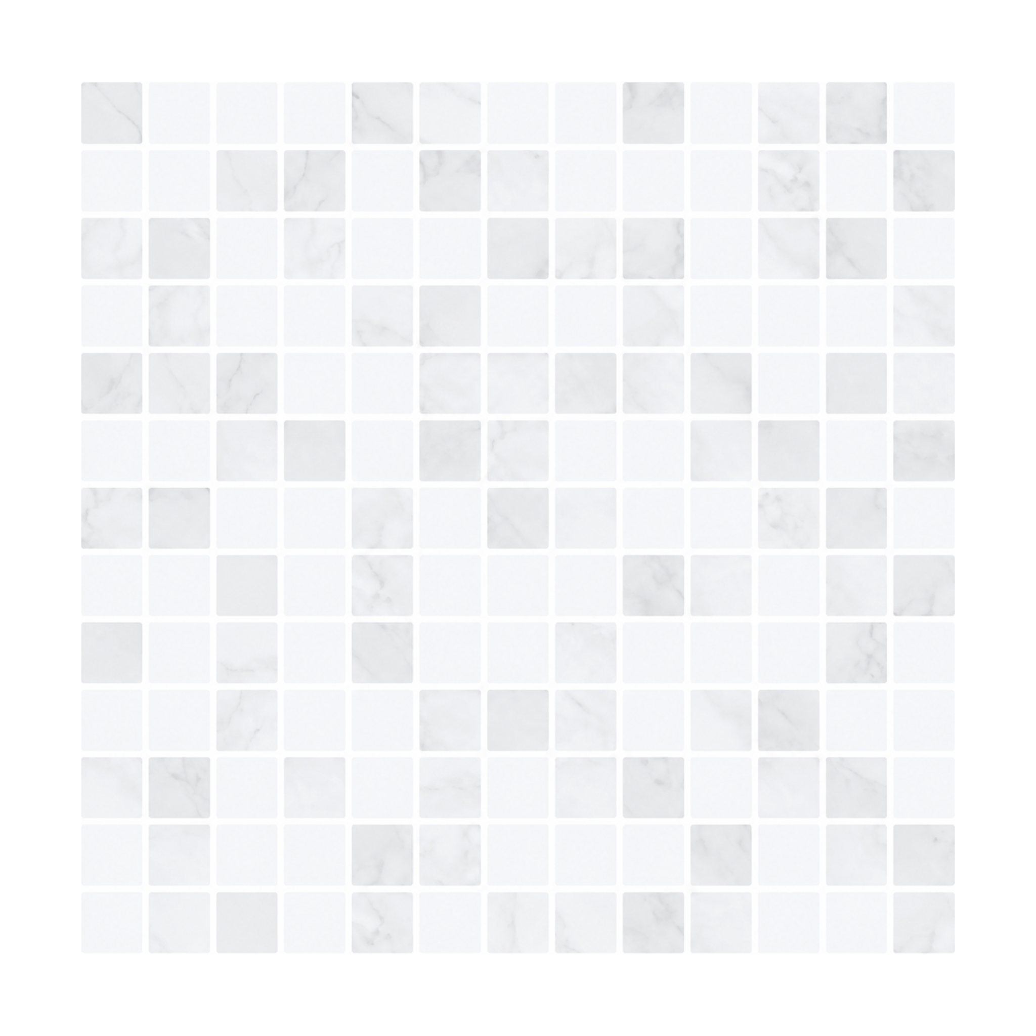 Grey & White Micro Mosaic - Granite Mist - MT2344