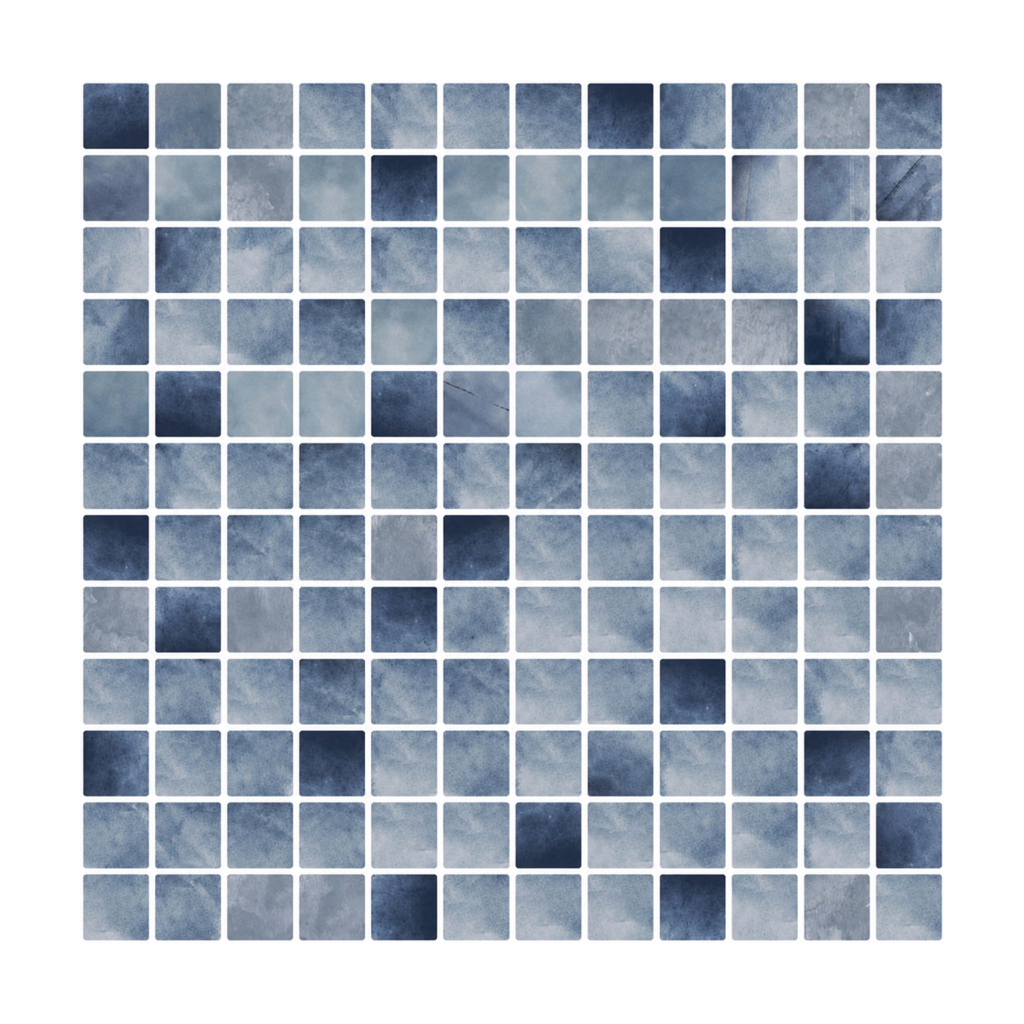 Blue Micro Mosaic - Lakewater Blue - MT2378