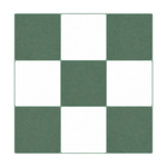Green & White Checkerboard - Fern & Birch - MT2402