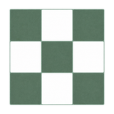 Green & White Checkerboard - Fern & Birch - MT2402