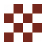 Brick Red & White Checkerboard - Canyon Brick & Snow - MT2422