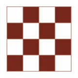 Brick Red & White Checkerboard - Canyon Brick & Snow - MT2422