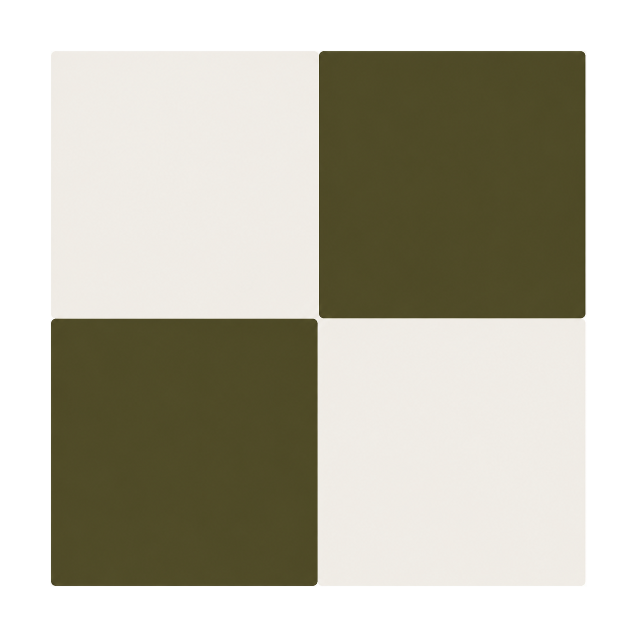 Olive Green Square Grid - Mosscap Olive - MT2457