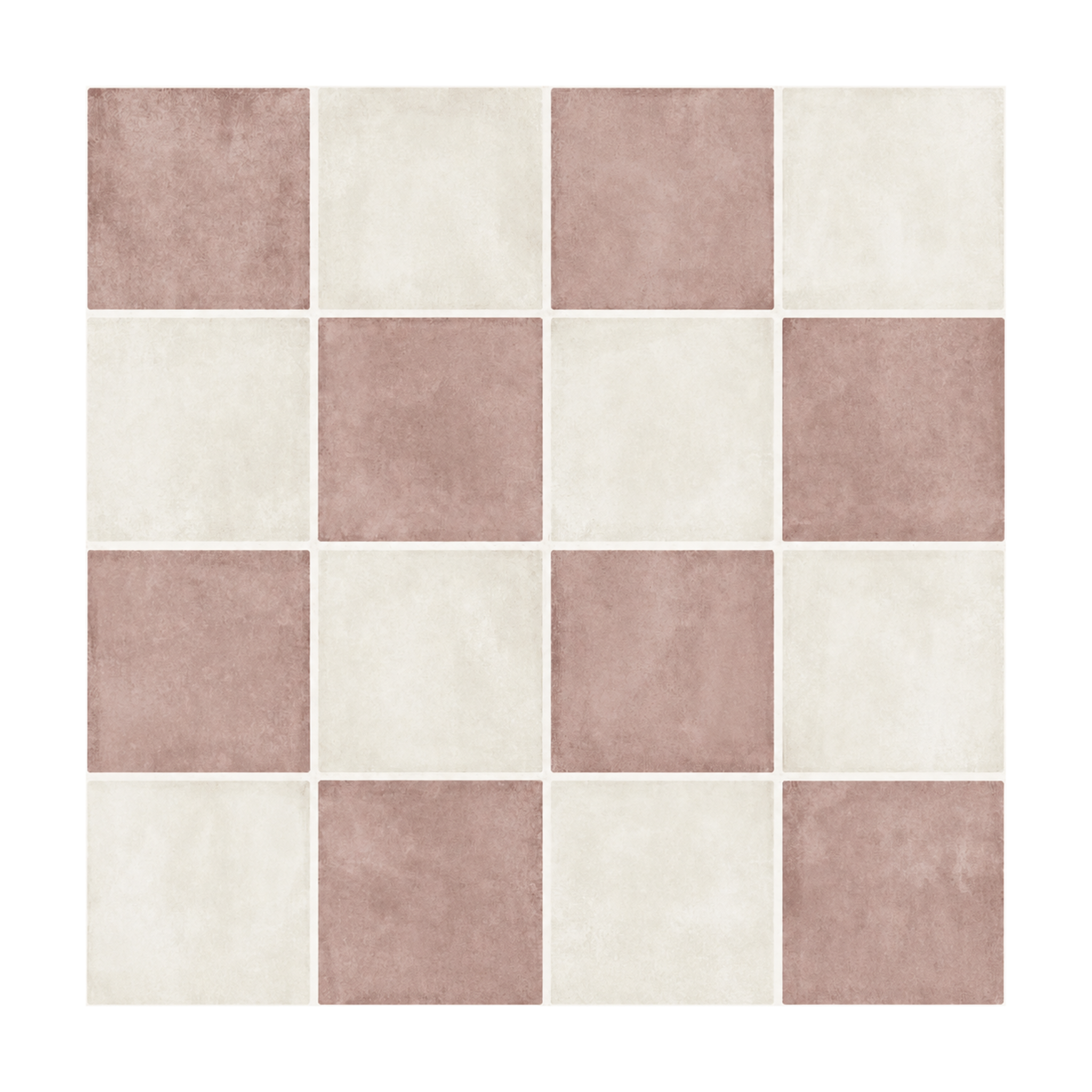 Dusty Rose Checkerboard - Wild Rose & Snow - MT2474-XPE