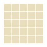 Vanilla Cream Square Mosaic - Vanilla Bloom Cream - MT2482