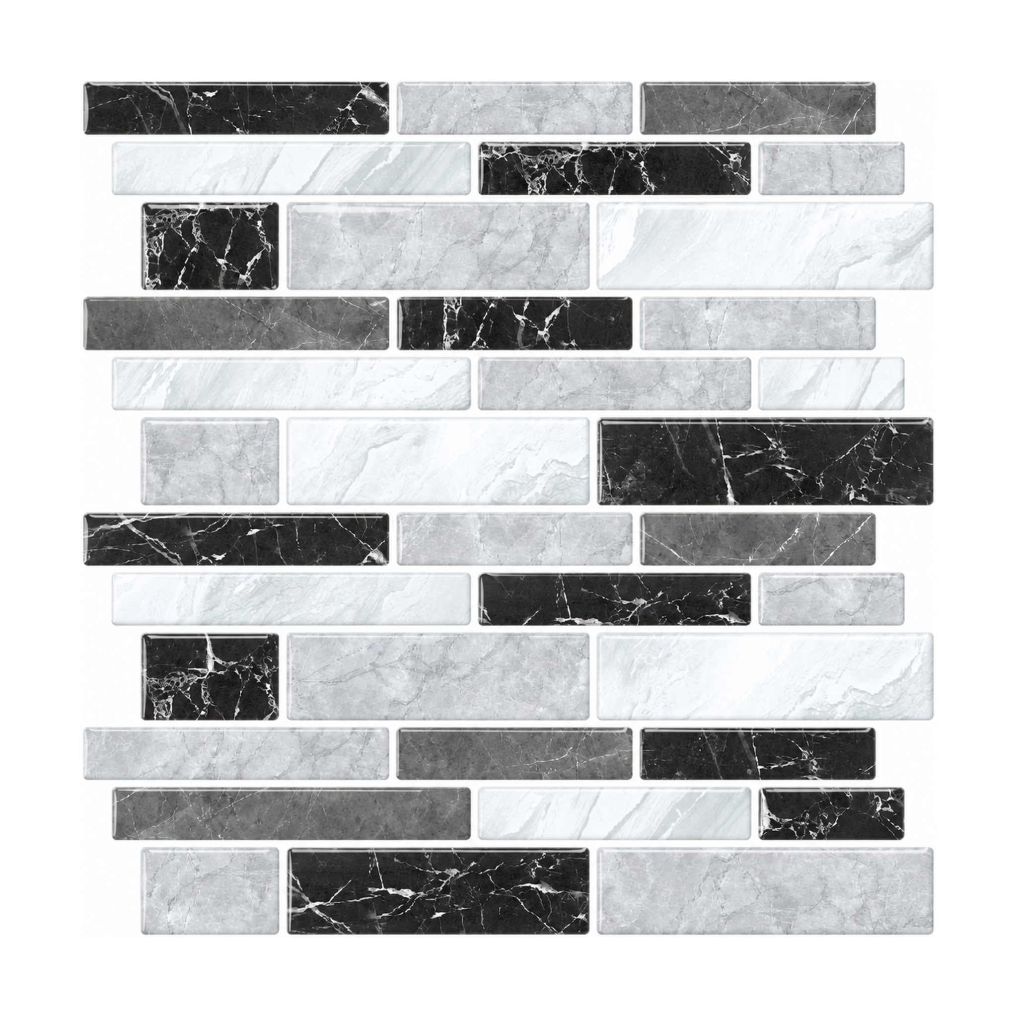 Grey Marble Mosaic - Stormstone Marble - VT2161-30-XPE