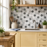 Light Grey Hexagon