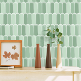 Sage Green Feather Mosaic