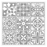 Grey & White Baroque
