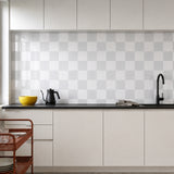 Grey & White Square Grid