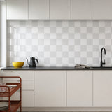 Grey & White Square Grid