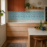 Teal Micro Mosaic