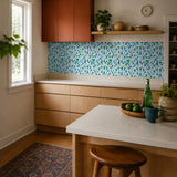 Teal Micro Mosaic