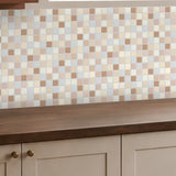 Brown Grey Micro Mosaic