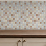 Brown Grey Micro Mosaic