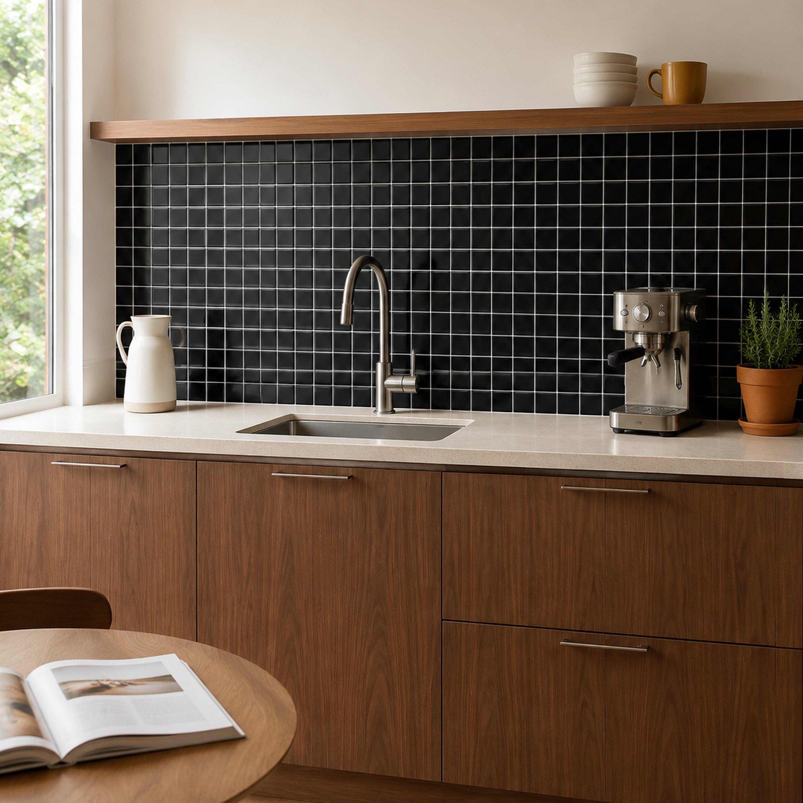 Black Square Mosaic