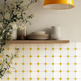 MORCART White and Gold Octagon MT1479C-30 - kitchen vertical