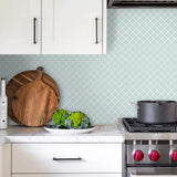 MORCART MT1603 Arabesque wall tiles, factory kitchen range reference