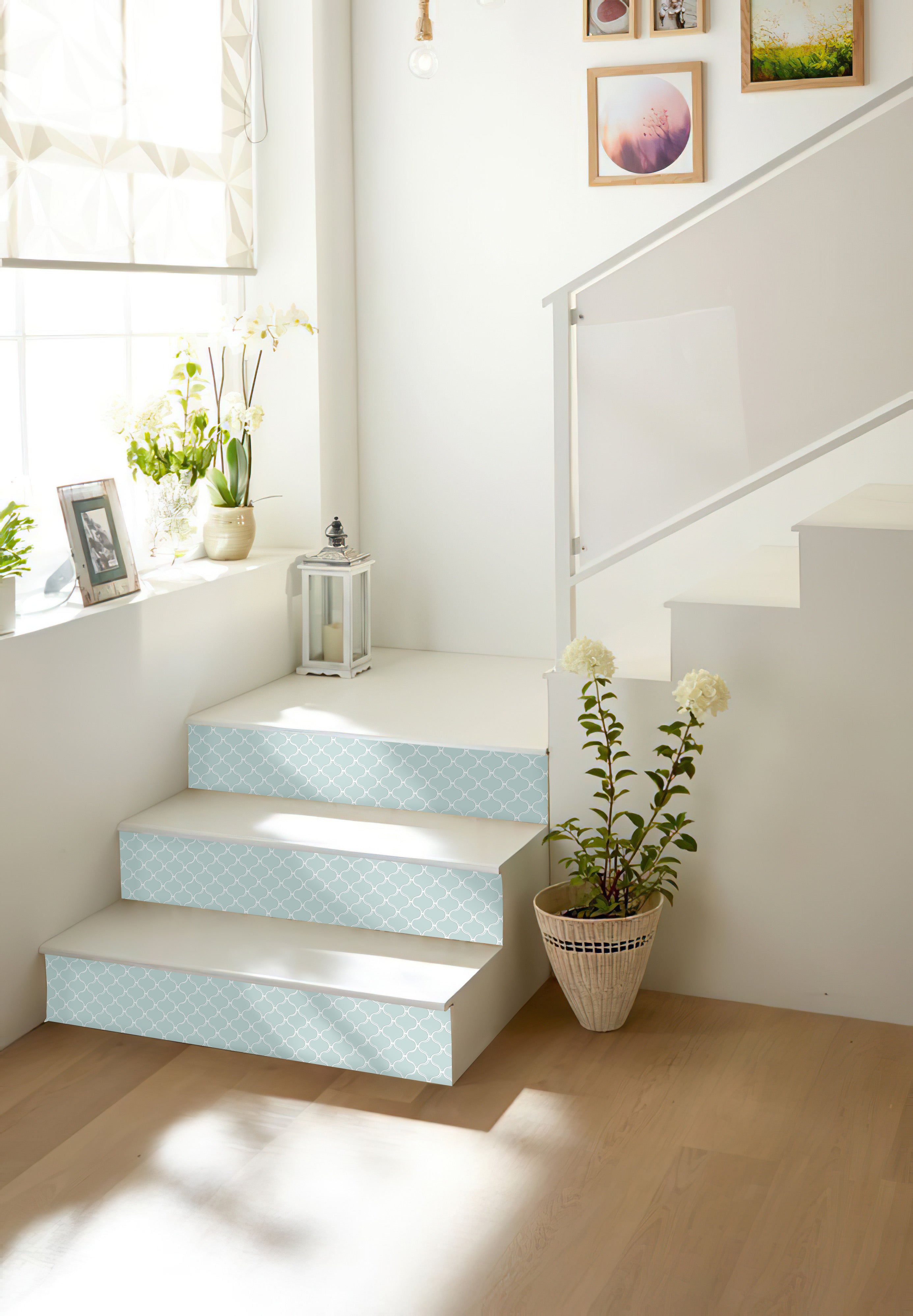 MORCART MT1603 Arabesque wall tiles, factory stair risers reference