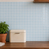 Light Blue Square Mosaic