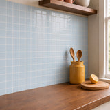 Light Blue Square Mosaic
