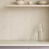Apricot Beige Handmade Square Mosaic