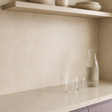 Apricot Beige Handmade Square Mosaic