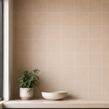 Tea Beige Handmade Square Mosaic