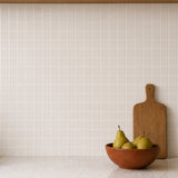 Light Khaki Square Mosaic