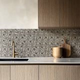 Taupe Metallic Mosaic
