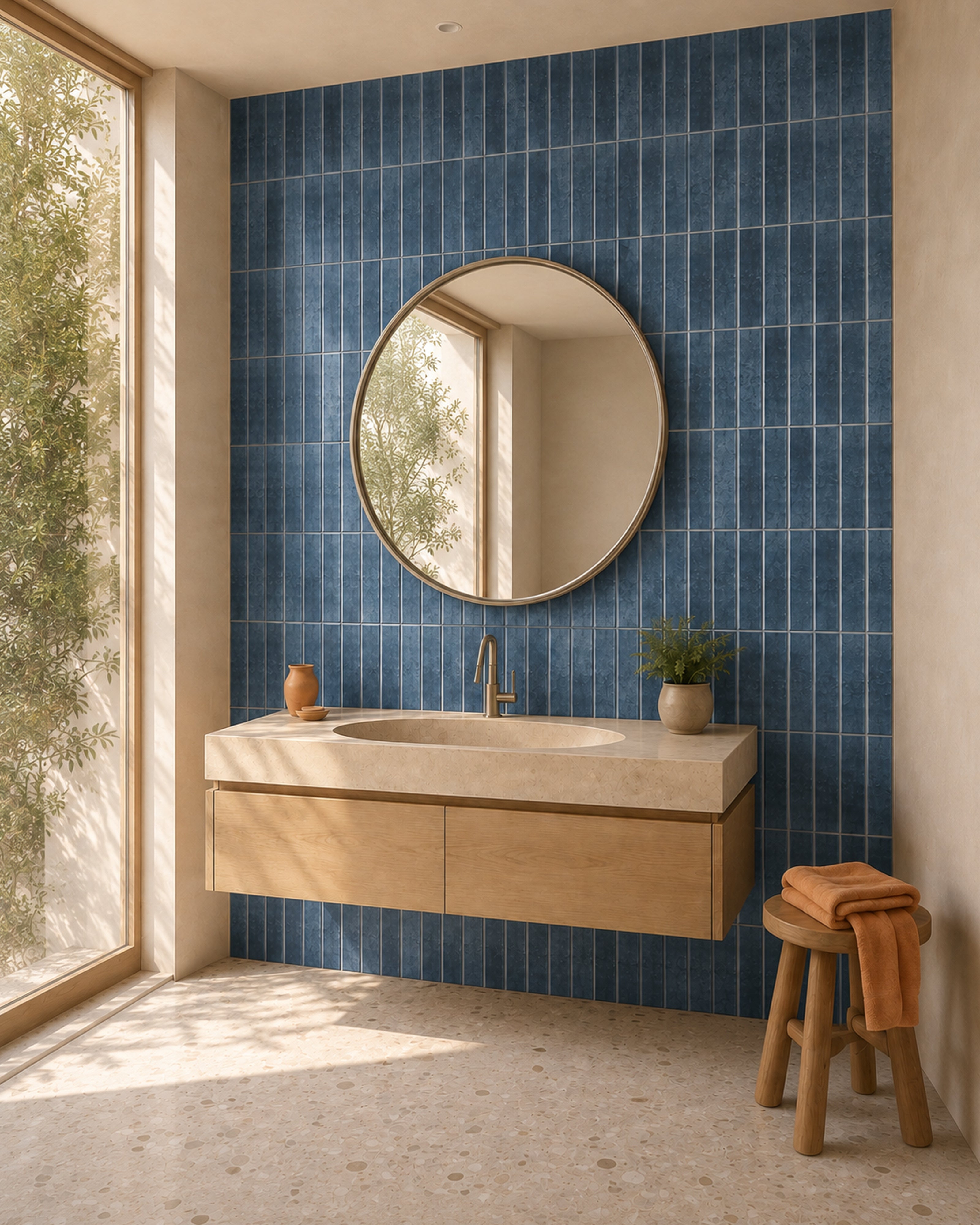Stormshore Slate (MT2212-XPE) — bathroom, oblique wide, vertical linear peel-and-stick wall tiles