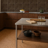 Dark Brown Herringbone