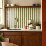 Sage Green Linear Mosaic