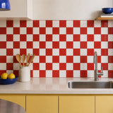 Red & White Checkerboard