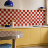 Red & White Checkerboard