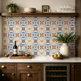 Terracotta & Blue Baroque
