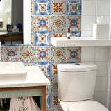Terracotta & Blue Baroque