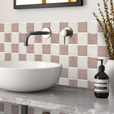 Dusty Rose Checkerboard