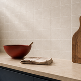 Warm Beige Handmade Square Mosaic